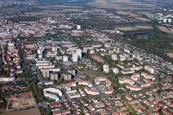 Frankenthal Süd, Albrecht-Dürer-Ring im Bundesland Rheinland-Pfalz, Deutschland