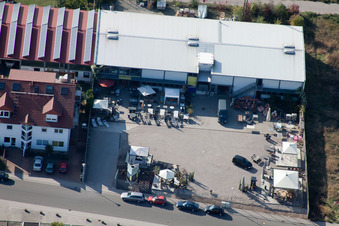 Luftbild von Walz Home and Garden im Ortsteil Bobenheim in Bobenheim-Roxheim im Bundesland Rheinland-Pfalz, Deutschland