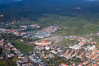 Wurstmarktplatz in Bad Dürkheim im Bundesland Rheinland-Pfalz, Deutschland