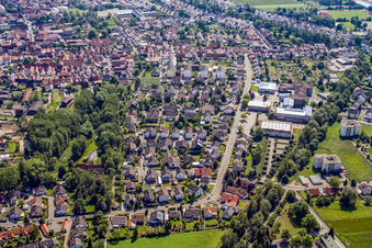 Luftbild von Südring in Herxheim bei Landau im Bundesland Rheinland-Pfalz, Deutschland