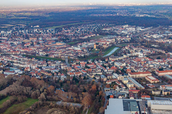 Stadtgarten in Rastatt im Bundesland Baden-Württemberg, Deutschland