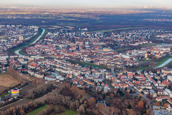 Leopoldring in Rastatt im Bundesland Baden-Württemberg, Deutschland