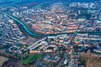 Festplatz an der Murg in Rastatt im Bundesland Baden-Württemberg, Deutschland