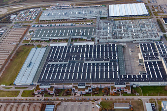 Rastatt, Daimler AG im Bundesland Baden-Württemberg, Deutschland