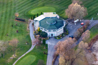 Golfclub Altrhein e.V. Clubhaus im Ortsteil Plittersdorf in Rastatt im Bundesland Baden-Württemberg, Deutschland