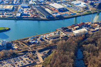 Loacker Rheinhafen Recycling GmbH - Karlsruhe im Ortsteil Mühlburg im Bundesland Baden-Württemberg, Deutschland