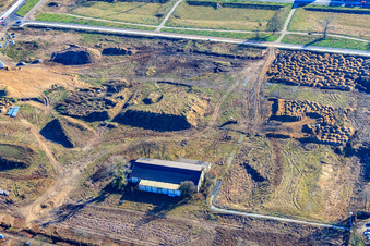 Neubaugebiet Eichheckle im Ortsteil Knielingen in Karlsruhe im Bundesland Baden-Württemberg, Deutschland