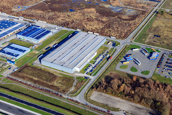 Thyssen Mettallcenter im Industriegebiet Oberwald in Wörth am Rhein im Bundesland Rheinland-Pfalz, Deutschland