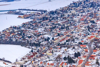 Kandel von Südwesten im Bundesland Rheinland-Pfalz, Deutschland