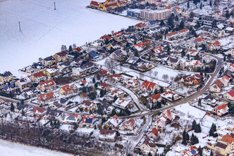 Luftbild von Kandel, Burgenring im Bundesland Rheinland-Pfalz, Deutschland