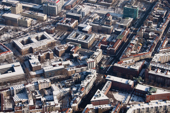 Karlsruhe, Kaiserstraße Kronenplatz im Ortsteil Innenstadt-Ost im Bundesland Baden-Württemberg, Deutschland
