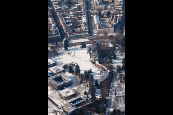 Karlsruhe, botan. Garten am Schloss im Ortsteil Innenstadt-West im Bundesland Baden-Württemberg, Deutschland