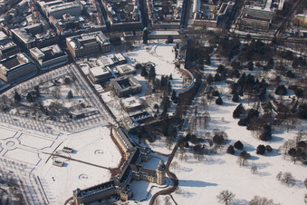 Bundesverfassungsgericht im Ortsteil Innenstadt-West in Karlsruhe im Bundesland Baden-Württemberg, Deutschland