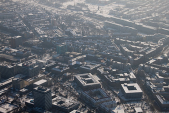 Karlsruhe, Fritz-Erler Straße im Ortsteil Innenstadt-Ost im Bundesland Baden-Württemberg, Deutschland