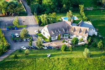 Forstfeld (Elsass) im Bundesland Bas-Rhin, Frankreich aus der Luft