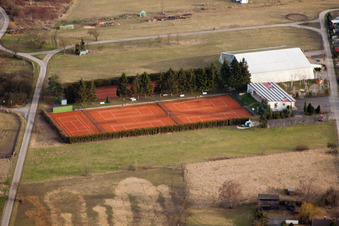 Tennisclub im Ortsteil Karlsdorf in Karlsdorf-Neuthard im Bundesland Baden-Württemberg, Deutschland
