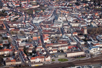 Kaiserstr in Bruchsal im Bundesland Baden-Württemberg, Deutschland