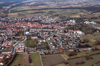 Schönbornhalle im Ortsteil Bad Mingolsheim in Bad Schönborn im Bundesland Baden-Württemberg, Deutschland