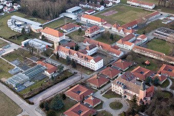 Stift, Jakob-Reeb-Schule‎  Jugendwerk St. Josef‎ in Landau in der Pfalz im Bundesland Rheinland-Pfalz, Deutschland aus der Luft