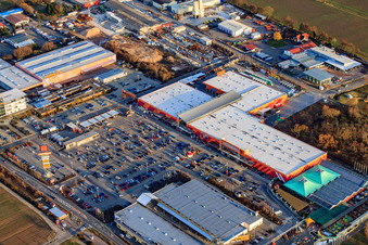 Hornbach Baumarkt im Industriegebiet BORNHEIM in Bornheim im Bundesland Rheinland-Pfalz, Deutschland