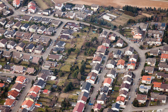Berliner Straße in Ketsch im Bundesland Baden-Württemberg, Deutschland