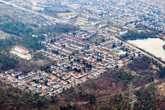 Ortsteil Pfingstberg im Ortsteil Rheinau in Mannheim im Bundesland Baden-Württemberg, Deutschland