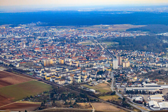 Nordstadt in Schwetzingen im Bundesland Baden-Württemberg, Deutschland