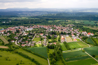 Birkenfeld von Osten im Bundesland Baden-Württemberg, Deutschland