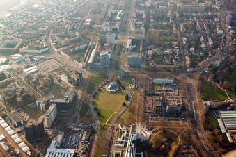 Planetarium im Ortsteil Schwetzingerstadt in Mannheim im Bundesland Baden-Württemberg, Deutschland