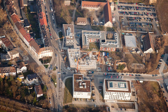Seckenheimer Landstr im Ortsteil Neuostheim in Mannheim im Bundesland Baden-Württemberg, Deutschland