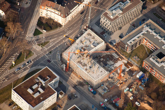 Luftbild von Ortsteil Neuostheim in Mannheim im Bundesland Baden-Württemberg, Deutschland