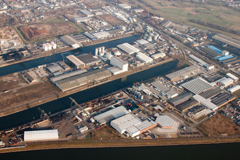 Rheinauhafen, Rotterdamer Straße in Mannheim im Bundesland Baden-Württemberg, Deutschland