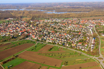 Illingen von Osten in Elchesheim-Illingen im Bundesland Baden-Württemberg, Deutschland