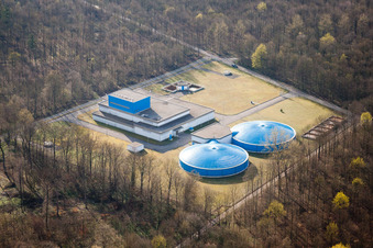 Wasserwerk in Elchesheim-Illingen im Bundesland Baden-Württemberg, Deutschland