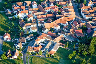 Dorfbrunnenstr im Ortsteil Büchelberg in Wörth am Rhein im Bundesland Rheinland-Pfalz, Deutschland
