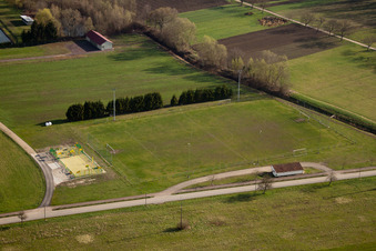 Mothern (Elsass) im Bundesland Bas-Rhin, Frankreich von oben gesehen