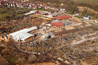 Luftbild von Mothern (Elsass) im Bundesland Bas-Rhin, Frankreich