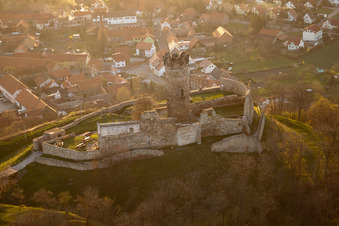 Mühlberg, Mühlburg in Drei Gleichen im Bundesland Thüringen, Deutschland