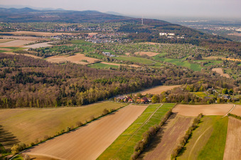 Drohnenbild von Durlach, Rittnerthof in Karlsruhe im Bundesland Baden-Württemberg, Deutschland