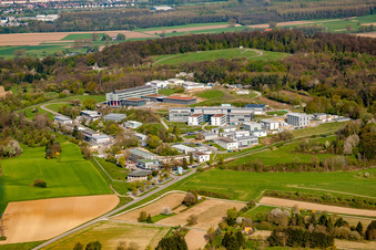 Pfinztal, Fraunhofer-Institut für Chemische Technologie (ICT) im Ortsteil Berghausen im Bundesland Baden-Württemberg, Deutschland