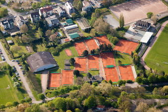 Durlach, Tennisclub am Turmberg-Stadion in Karlsruhe im Bundesland Baden-Württemberg, Deutschland
