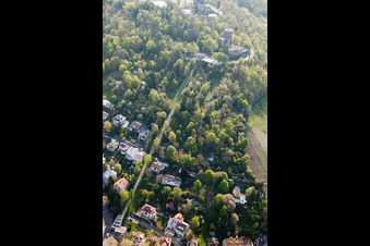 Turmbergbahn des KVV im Ortsteil Durlach in Karlsruhe im Bundesland Baden-Württemberg, Deutschland