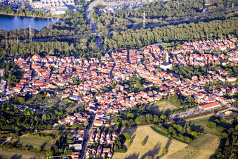 Altwörth in Wörth am Rhein im Bundesland Rheinland-Pfalz, Deutschland