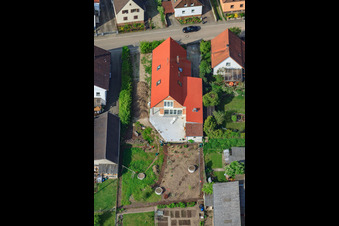 Drohnenaufname von Waldstr in Kandel im Bundesland Rheinland-Pfalz, Deutschland