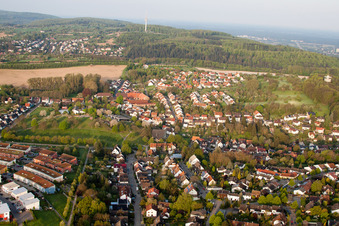 Luftbild von Ortsteil Hohenwettersbach in Karlsruhe im Bundesland Baden-Württemberg, Deutschland