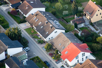 Drohnenaufname von Ortsteil Grünwettersbach in Karlsruhe im Bundesland Baden-Württemberg, Deutschland