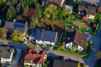 Luftbild von Rebgärtenstr im Ortsteil Stupferich in Karlsruhe im Bundesland Baden-Württemberg, Deutschland