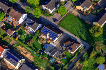 Luftaufnahme von Stutenpferchstr im Ortsteil Stupferich in Karlsruhe im Bundesland Baden-Württemberg, Deutschland