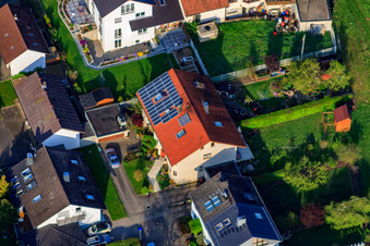 Luftbild von Ob. Gaß im Ortsteil Stupferich in Karlsruhe im Bundesland Baden-Württemberg, Deutschland