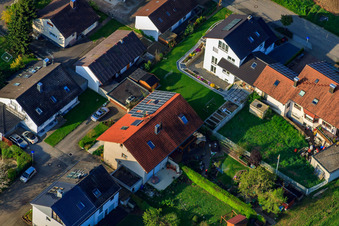 Luftaufnahme von Ob. Gaß im Ortsteil Stupferich in Karlsruhe im Bundesland Baden-Württemberg, Deutschland
